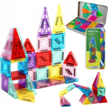 ostatní stavebnice MINI MAGNETICKÉ STAVEBNICE STAVEBNICE 3D EDUKAČNÍ PUZZLE 36 KS