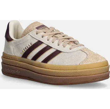 Dámská obuv Kožené tenisky adidas Originals Gazelle Bold JQ5127 béžová 12X, EUR 39 1/3