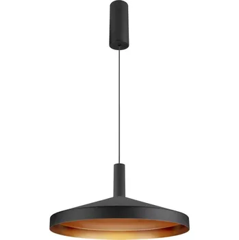 BIG WHITE (SLV) LALU SET závěsné svítidlo, LED základna, TETRA 36, PHASE, délka závěsu 200 cm, 2700/3000 K, 40°, černá 1010791