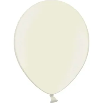 Balónek Latexové balónky PartyDeco Metallic Light Cream Strong 12 cm 100 kusů