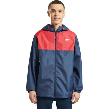 Pánská větrovka Arsenal FC Bunda Arsenal, červeno-modrá, kapuce, zapínání na zip Velikost: M