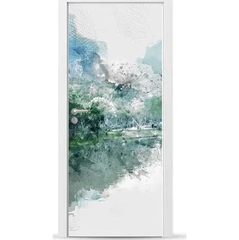 Fototapeta Fólie/Nálepka na VNĚJŠÍ dveře NÁBYTKOVÁ samolepicí SNADNÁ APLIKACE