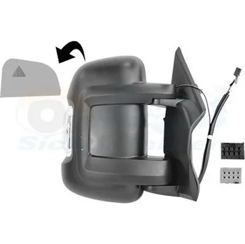 Auto zrcátko Vnější zpětné zrcátko VAN WEZEL 1652816