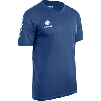 Dětský fotbalový dres NIDELO FOOTBALL SHIRT NANTES 10 Tmavě modrá, Bílá