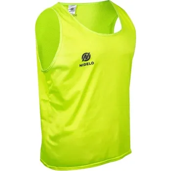 Chlapecké tričko Dětské rozlišovací triko NIDELO BIB OPTIMAL kids Reflexní neon, Černá