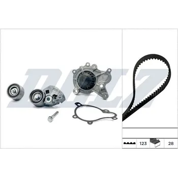 Vodní pumpa + sada ozubeného řemene DOLZ KD172