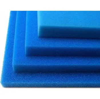 Filtrace vody FILTRAČNÍ HOUBIČKA VLOŽKA DO FILTRU 35X30X3CM MODRÁ 45PPI HUSTÁ MATA