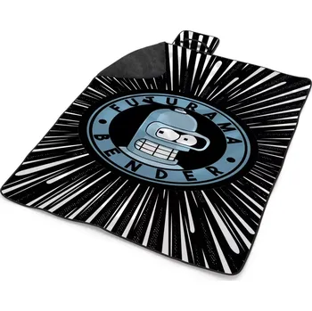 deka Sablio Plážová deka Futurama Bender Vesmír: 200x140 cm