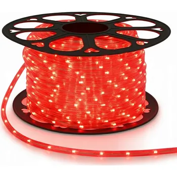 Vánoční dekorace Světelný LED hadice červená venkovní Kulatý 360° vánoční, prodej na metry