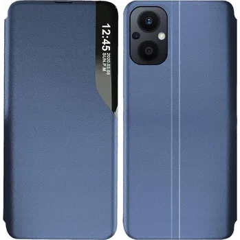 Pouzdro na mobilní telefon Flipové pouzdro View pro Oppo Reno7 Lite 5G modré