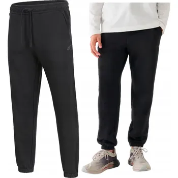 4F ZATEPLENÉ PÁNSKÉ TEPLÁKY JOGGERY BAVLNA / vel XXL