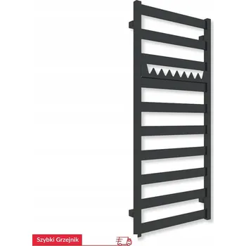 Radiátor Koupelnový radiátor vodní Vivo 433 W 500 x 1150 mm béžový, černý, šedý