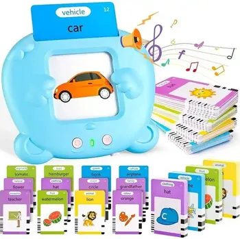 Hračka pro nejmenší ČTEČKA KARET PRO VÝUKU ANGLIČTINY Hračka Kartičky pro učení hračka vzdělávací