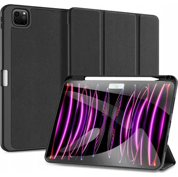 Pouzdro na mobilní telefon Dux Ducis Skládací pouzdro s držákem na dotykové pero pro iPad Pro 11 (2024) černé