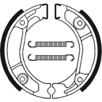 Nářadí na motocykly Organické brzdové čelisti TECNIUM Scooter/Street/Off-Road/ATV - BA013 BA013