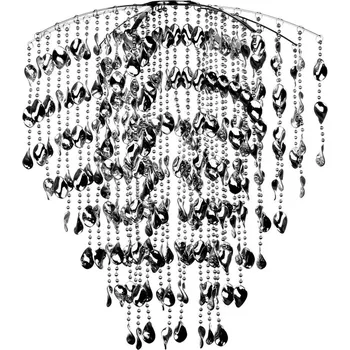 Stínidlo Náhradní stínítko k osvětlení SARDI - chromované