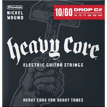 Příslušenství pro strunný nástroj Dunlop DHCN1060-6 Heavy Core + prodloužená záruka 3 roky