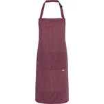 G.Gastro KARLOWSKY | Carlo Chef Bib Apron – Bordeaux - 70x90cm - Cotton - Adjustable Neck Strap - 2 Pockets