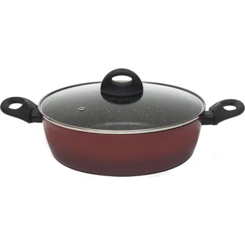 Pánev SSW - Pánev se skleněnou poklicí 28cm CRISPY Natura