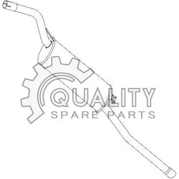 Zadní díl výfuku Výfuk zadní díl FE 1.3 combi (8) TYLL 00008