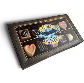 Bonboniéra Sablio Pralinky Nejlepší rybář - 10 ks pralinek