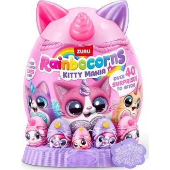 plyšák Zuru Rainbocorns: Eggzania Kitty Mania