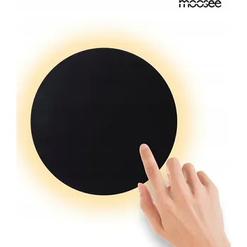 Nástěnné svítidlo Nástěnné svítidlo Moosee černé, integrovaný LED zdroj 8 W