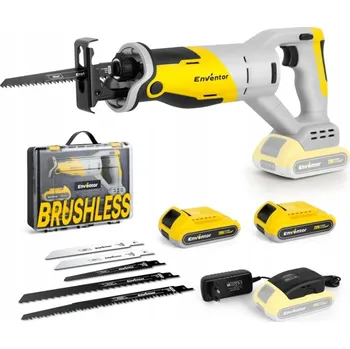 Pila ocaska Bezuhlíková akumulátorová pila ocaska ENVENTOR 20 V + 5 pilových listů