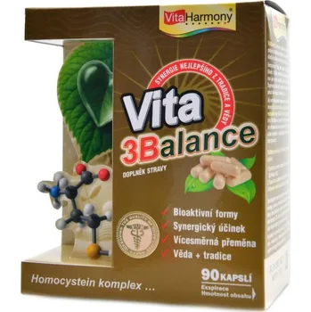VitaHarmony Vita 3 Balance Homocystein komplex 90 kapslí