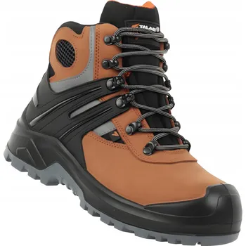 Pracovní obuv Pánské pracovní boty BOZP kožené Talan Galaxy s kevlarovou planžetou proti propíchnutí, bezpečnostní třída S3, velikost 43