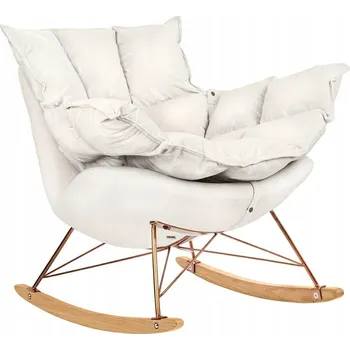 Křeslo Houpací křeslo SWING VELVET béžové