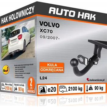 Tažné zařízení Tažné zařízení VOLVO XC70, 09/2007-