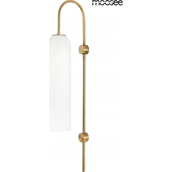 Nástěnné svítidlo Nástěnné svítidlo Moosee bílé, zlaté E27 40 W