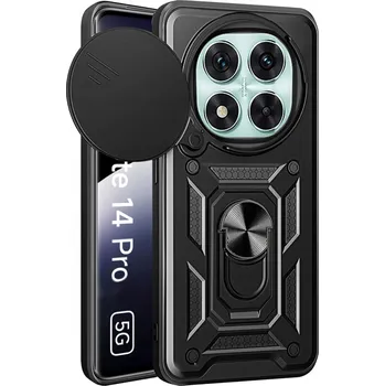 Pouzdro na mobilní telefon Zadní Kryt Hero Case pro Xiaomi Redmi Note 14 Pro 5G, černý