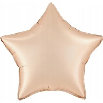Balónek Balónek Hvězda matný krémový Narozeniny hélium VÁNOCE karneval 45 cm