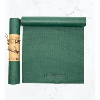 podložka na cvičení MYGA Podložka na jógu Myga - základní úroveň 173cm ZELENÁ