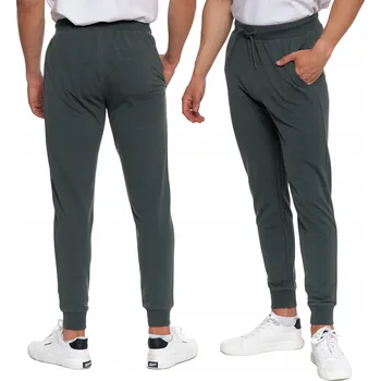 Pánské tepláky bavlněné s kapsami na zavazování pohodlné MORAJ 4XL