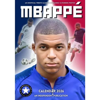 Kalendář OUKY Nástěnný kalendář Kylian Mbappé 2026
