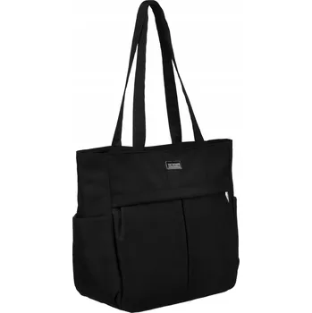 Kabelka Peterson shopper kabelka nylonová černá