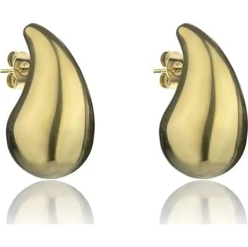 Náušnice Nadčasové pozlacené náušnice Tear Drop MCE24033G Marc Malone