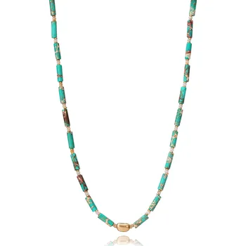 Náhrdelník Stylový ocelový náhrdelník z achátu Chic 1439C09012 Viceroy