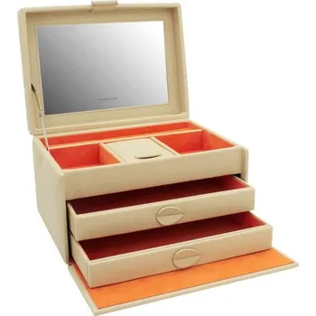 Šperkovnice Designová béžová šperkovnice Boho 20132-1 Friedrich Lederwaren