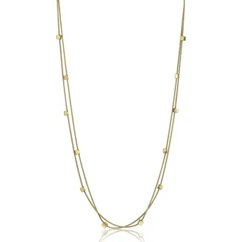Náhrdelník Dvojitý pozlacený náhrdelník z oceli Allie EWN24013G Emily Westwood