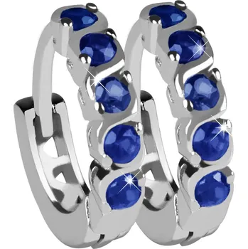 Náušnice Kruhové stříbrné náušnice AGUC1207 Beneto