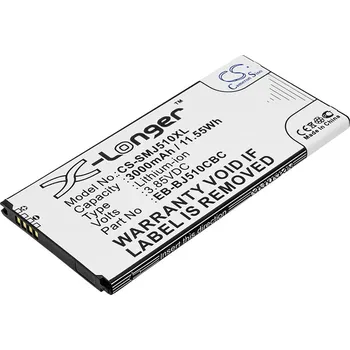 Baterie pro mobilní telefon Baterie Cameron Sino CS-SMJ510XL za Samsung EB-BJ510CBE - neoriginální