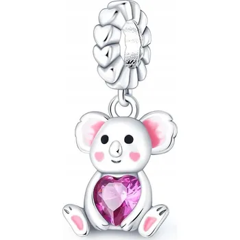 Přívěsek Přívěsek STŘÍBRO 925 Charms Planeta Medvídek Koala
