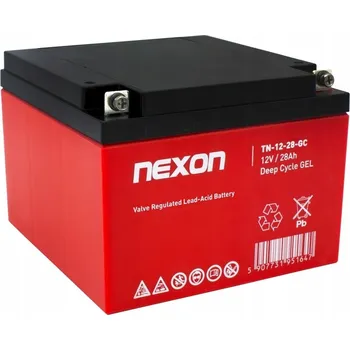 Motobaterie Gelový akumulátor Nexon GEL Deep Cycle 12V 28Ah