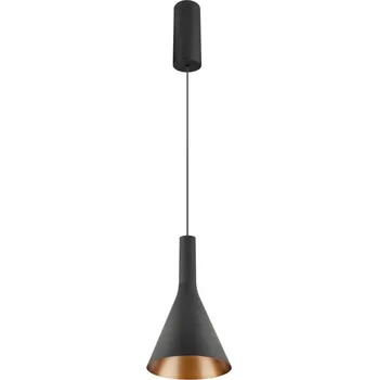 BIG WHITE (SLV) LALU SET závěsné svítidlo, LED základna, CONE 15, PHASE, délka závěsu 200 cm, 2700/3000 K, 40°, černá 1010789