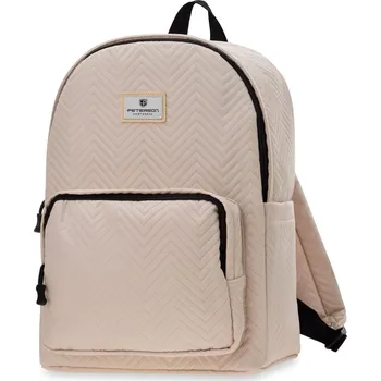 Městský batoh Školní batoh Peterson béžový