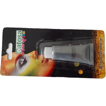 Make-up Stříbrný gel na make-up na párty